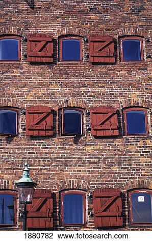 Stock Image - Apartment Exterior In Nyhaven. Fotosearch