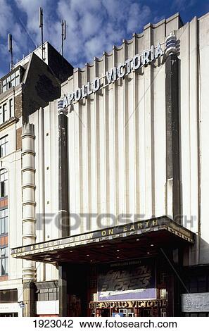 Stock Image - Apollo Victoria Theatre, Front. Fotosearch