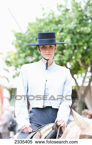 April Feria Festival, Horse Rider In Traditional Dress; Seville, Andalucia, Spain View Large Photo Image Stock Photography - April Feria Festival, Horse Rider In Traditional Dress; Seville, Andalucia, Spain. Fotosearch