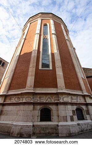Stock Image - Apse Of The Duomo (Cathedral) By Architect Andrea Palladio, Vicenza, Italy. Fotosearch