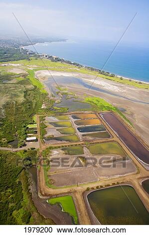 Stock Image - Aquaculture farm; Kihei, Maui, Hawaii, United States of America. Fotosearch