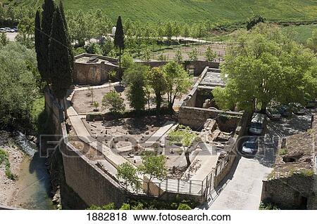 Arab Baths; Ronda, Andalusia, Spain View Large Photo Image Stock Photo - Arab Baths; Ronda, Andalusia, Spain. Fotosearch