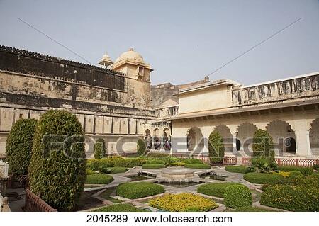 Aram Bagh (Pleasure Garden), Amber Fort, Rajasthan, India View Large Photo Image Stock Photo - Aram Bagh (Pleasure Garden), Amber Fort, Rajasthan, India. Fotosearch