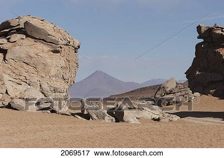 Stock Photo - Arbol De Piedra (Stone Tree) Rock Formation, Potosi Department, Bolivia. Fotosearch
