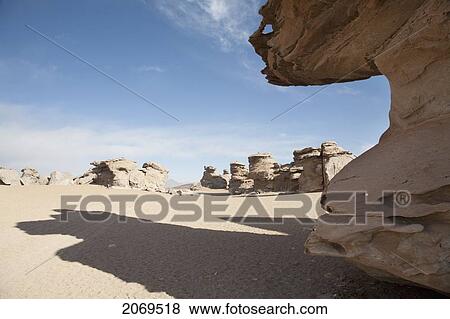 Stock Photo - Arbol De Piedra (Stone Tree) Rock Formation, Potosi Department, Bolivia. Fotosearch