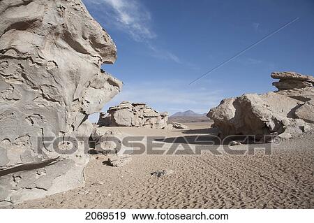 Stock Photo - Arbol De Piedra (Stone Tree) Rock Formation, Potosi Department, Bolivia. Fotosearch