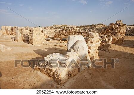 Picture - Archaeological Remains Of The Christian Holy City Built Over The Tomb Of The Martyr Menas Of Alexandria, Abu Mena, Egypt. Fotosearch