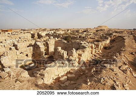 Stock Photography - Archaeological Remains Of The Christian Holy City Built Over The Tomb Of The Martyr Menas Of Alexandria, Abu Mena, Egypt. Fotosearch