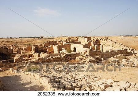 Stock Photography - Archaeological Remains Of The Christian Holy City Built Over The Tomb Of The Martyr Menas Of Alexandria, Abu Mena, Egypt. Fotosearch