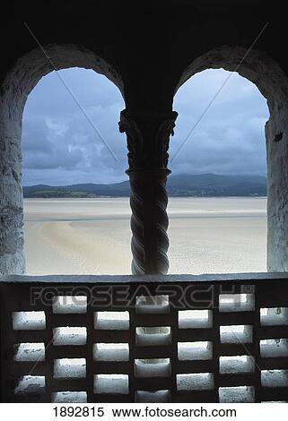 Arched Window Overlooking Sea View Large Photo Image Stock Photography - Arched Window Overlooking Sea. Fotosearch