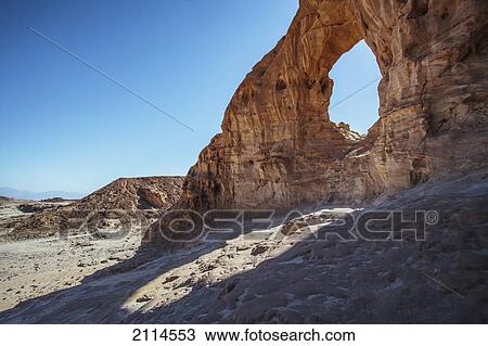 Arches In The Rock; Timna Park Arabah Israel View Large Photo Image Stock Image - Arches In The Rock; Timna Park Arabah Israel. Fotosearch