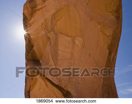 Arches National Park, Utah, United States Of America; Skyline Arch View Large Photo Image Picture - Arches National Park, Utah, United States Of America; Skyline Arch. Fotosearch