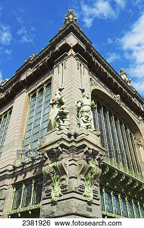 Stock Photograph - Architectural detail of old building on Nevsky Prospekt; St. Petersburg, Russia. Fotosearch