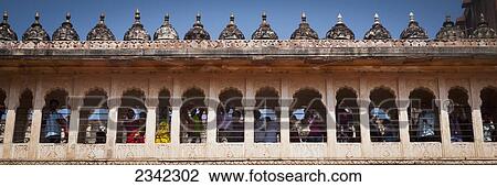 Stock Image - Architectural Feature; India. Fotosearch