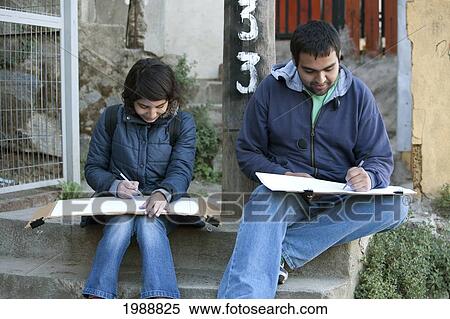 Architecture students drawing on Cerro Florida, Valparaiso, Valparaiso Region, Chile View Large Photo Image Stock Photography - Architecture students drawing on Cerro Florida, Valparaiso, Valparaiso Region, Chile. Fotosearch