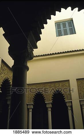 Archways In Moorish Courtyard View Large Photo Image Stock Photo - Archways In Moorish Courtyard. Fotosearch