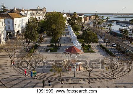 Stock Photo - Area At The Harbour; Faro Algarve Portugal. Fotosearch