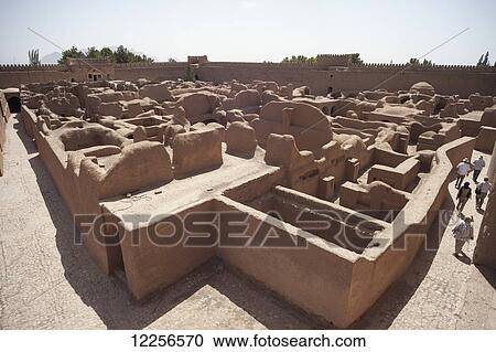Stock Image - Arg Citadel; Rayen, Iran. Fotosearch