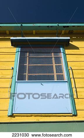 Argentina, Buenos Aires, Window; La Boca View Large Photo Image Stock Image - Argentina, Buenos Aires, Window; La Boca. Fotosearch
