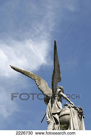 Stock Image - Argentina, Cementerio de la Recoleta); Buenos Aires, Recoleta Cemetery (La Recoleta. Fotosearch