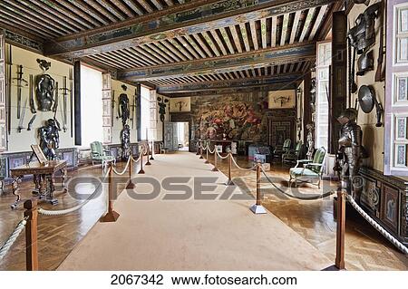 Arms Room In The Chateau De Cheverny, Cheverny, France View Large Photo Image Stock Image - Arms Room In The Chateau De Cheverny, Cheverny, France. Fotosearch