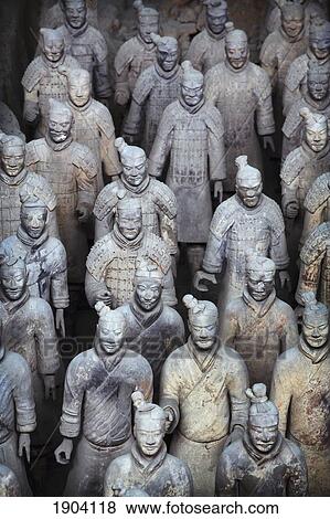 Stock Photo - Army Of Terracotta Warriors In Xi'an, Shaanxi, China. Fotosearch