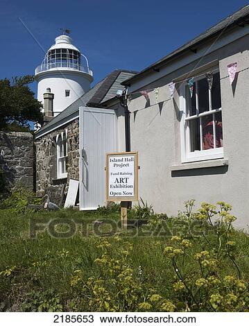 Art Exhibition At Island Hall St Agnes Isles Of Scilly Cornwall