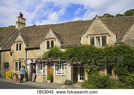 Art Gallery, Castle Combe, Cotswolds, Wiltshire County, England View Large Photo Image Stock Photography - Art Gallery, Castle Combe, Cotswolds, Wiltshire County, England. Fotosearch