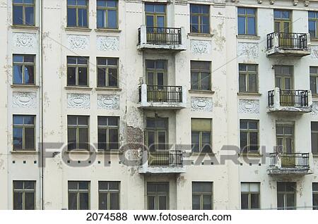 Stock Photo - Art Nouveau Building In The Old Town, Riga, Latvia. Fotosearch