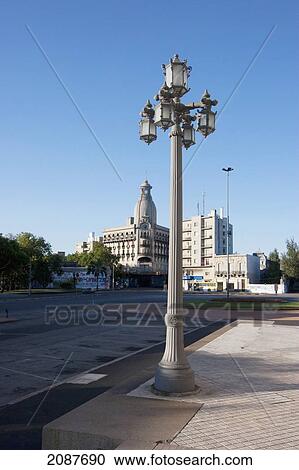 Stock Image - Art Nouveau Building, Montevideo, Uruguay. Fotosearch