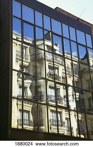 Art Nouveau Building Reflected In Glass Building View Large Photo Image Picture - Art Nouveau Building Reflected In Glass Building. Fotosearch