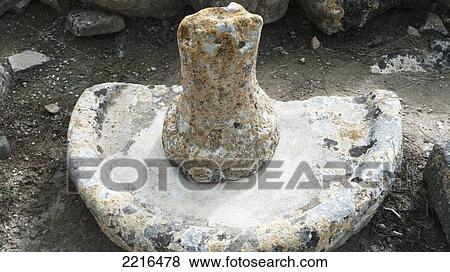 Artifact At Phaistos On Crete, The Minoan Palace Of Phaistos Was From Circa 6000 Bc To The 1St Century B. C. E, Matalan, Crete, Greece View Large Photo Image Stock Photo - Artifact At Phaistos On Crete, The Minoan Palace Of Phaistos Was From Circa 6000 Bc To The 1St Century B. C. E, Matalan, Crete, Greece. Fotosearch