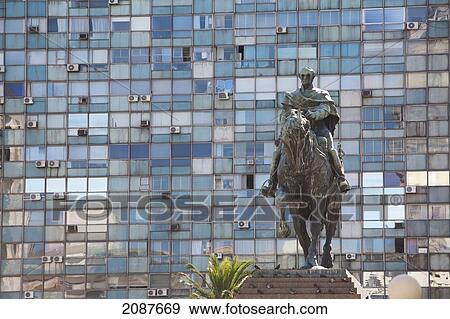 Stock Photo - Artigas Monument On Plaza Independencia, Montevideo, Uruguay. Fotosearch