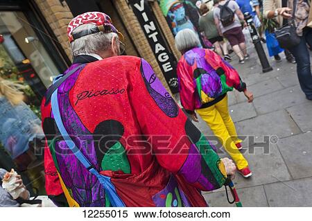 Stock Photography - Artistic dressers at Brick Lane Market, Shoreditch; London, England. Fotosearch