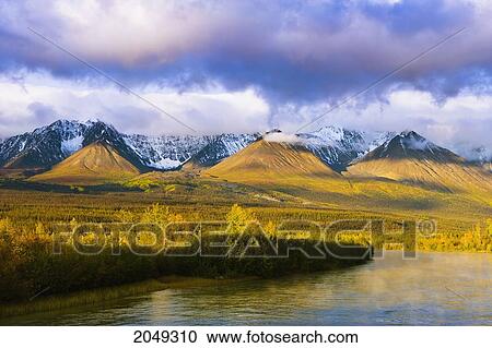 Artist's Choice: Dezadeash River And Kluane Range At Sunrise, Kluane National Park, Yukon View Large Photo Image Stock Image - Artist's Choice: Dezadeash River And Kluane Range At Sunrise, Kluane National Park, Yukon. Fotosearch