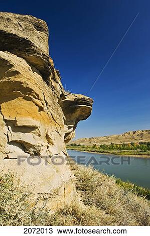 Stock Image - Artist's Choice: South Saskatchewan River Valley Near Sandy Point Park, North Of Medicine Hat, Alberta. Fotosearch