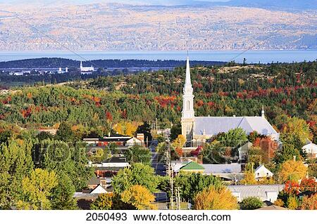 Artist's Choice: View Of Kamouraska Village And St. Lawrence River At Sunrise, Bas-Saint-Laurent Region, Saint-Pascal, Quebec View Large Photo Image Stock Image - Artist's Choice: View Of Kamouraska Village And St. Lawrence River At Sunrise, Bas-Saint-Laurent Region, Saint-Pascal, Quebec. Fotosearch
