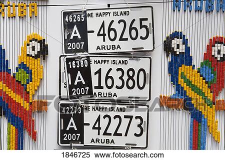 Aruban Number Plates; Oranjestad, Island Of Aruba, Aruba, Kingdom Of The Netherlands View Large Photo Image Stock Photography - Aruban Number Plates; Oranjestad, Island Of Aruba, Aruba, Kingdom Of The Netherlands. Fotosearch