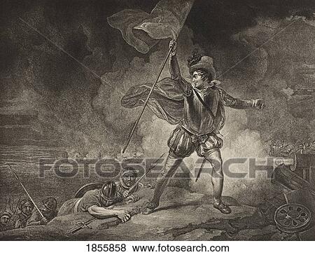 Stock Photo - As You Like It. Act Ii. Scene Vii. The Seven Ages Of Man. Fourth Age. From The Boydell Shakespeare Gallery Published Late 19Th Century. After A Painting By Robert Smirke.. Fotosearch
