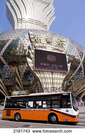 Stock Image - asia, china, Macau, Gran lisboa casino. Fotosearch