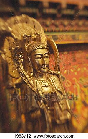 Asian Art, Close-Up Of Exotic Golden Sculpture. View Large Photo Image Stock Image - Asian Art, Close-Up Of Exotic Golden Sculpture.. Fotosearch