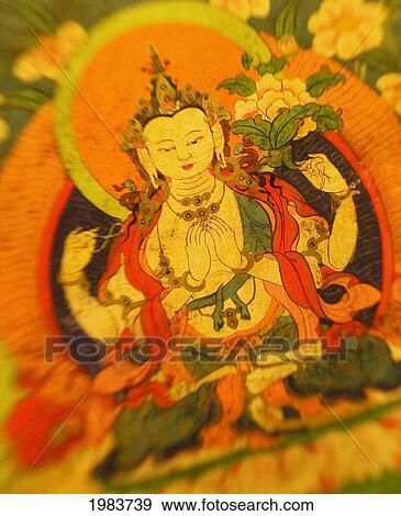 Stock Photo - Asian Art, Close-Up Of Exotic Textile.. Fotosearch