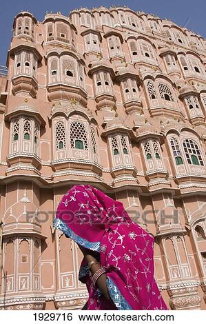 At Hawa Mahal City Palace, Jaipur's most distinctive landmark; Jaipur, Rajasthan State, India View Large Photo Image Stock Photograph - At Hawa Mahal City Palace, Jaipur's most distinctive landmark; Jaipur, Rajasthan State, India. Fotosearch