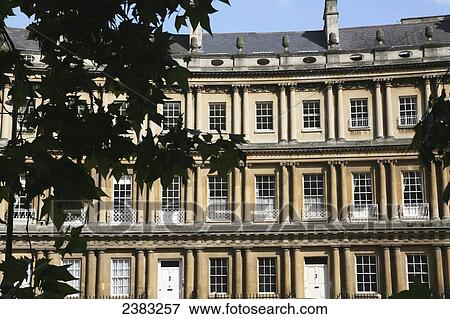 At the Circus, a famous example of Georgian architecture; Bath, Somerset, England View Large Photo Image Stock Photo - At the Circus, a famous example of Georgian architecture; Bath, Somerset, England. Fotosearch