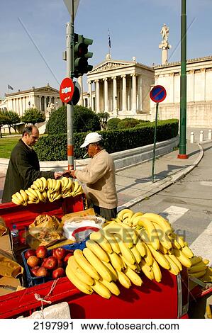 Stock Image - Athens, Greece Next To Panepistimion. Fotosearch