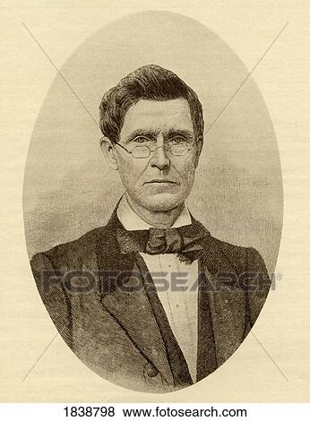 Stock Photo - Augustus Baldwin Longstreet, 1790-1870. American Writer. From The Book The Masterpiece Library Of Short Stories, American, Volume 14ÃƒÂ¢Ã¢â€šÂ¬Ã‚Â. Fotosearch