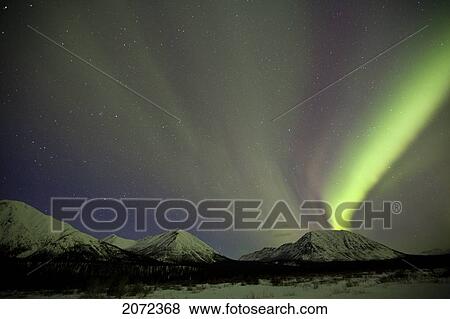 Aurora Borealis (Northern Lights) In The Yukon, Canada View Large Photo Image Stock Photo - Aurora Borealis (Northern Lights) In The Yukon, Canada. Fotosearch