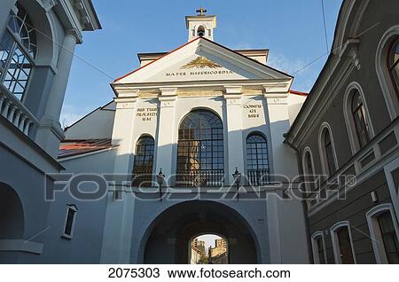 Stock Image - Ausros Vartai (The Gates Of Dawn), Vilnius, Lithuania. Fotosearch