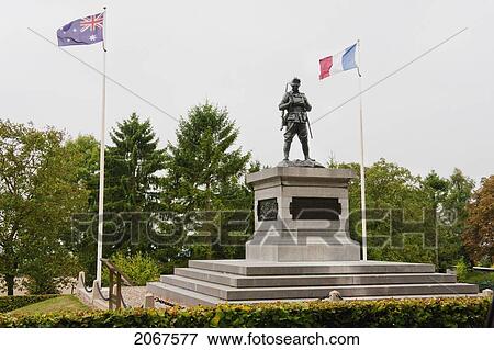 Stock Photo - Australian War Memorial, Bouchavesnes-Bergen Somme, France. Fotosearch