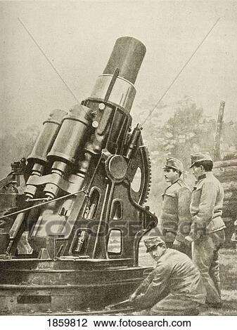 Austrian 12-Inch Siege Howitzer And Mount Weighing Over 28 Tons Manufactured By Skoda Fired 1000+ Pounds Shell View Large Photo Image Stock Image - Austrian 12-Inch Siege Howitzer And Mount Weighing Over 28 Tons Manufactured By Skoda Fired 1000+ Pounds Shell. Fotosearch